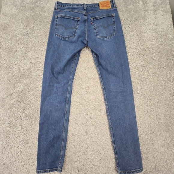 Levis 512 Jeans Mens 32x34 (Fits 30x32) Blue Slim Taper Fit Stretch Denim Modern - Picture 6 of 12